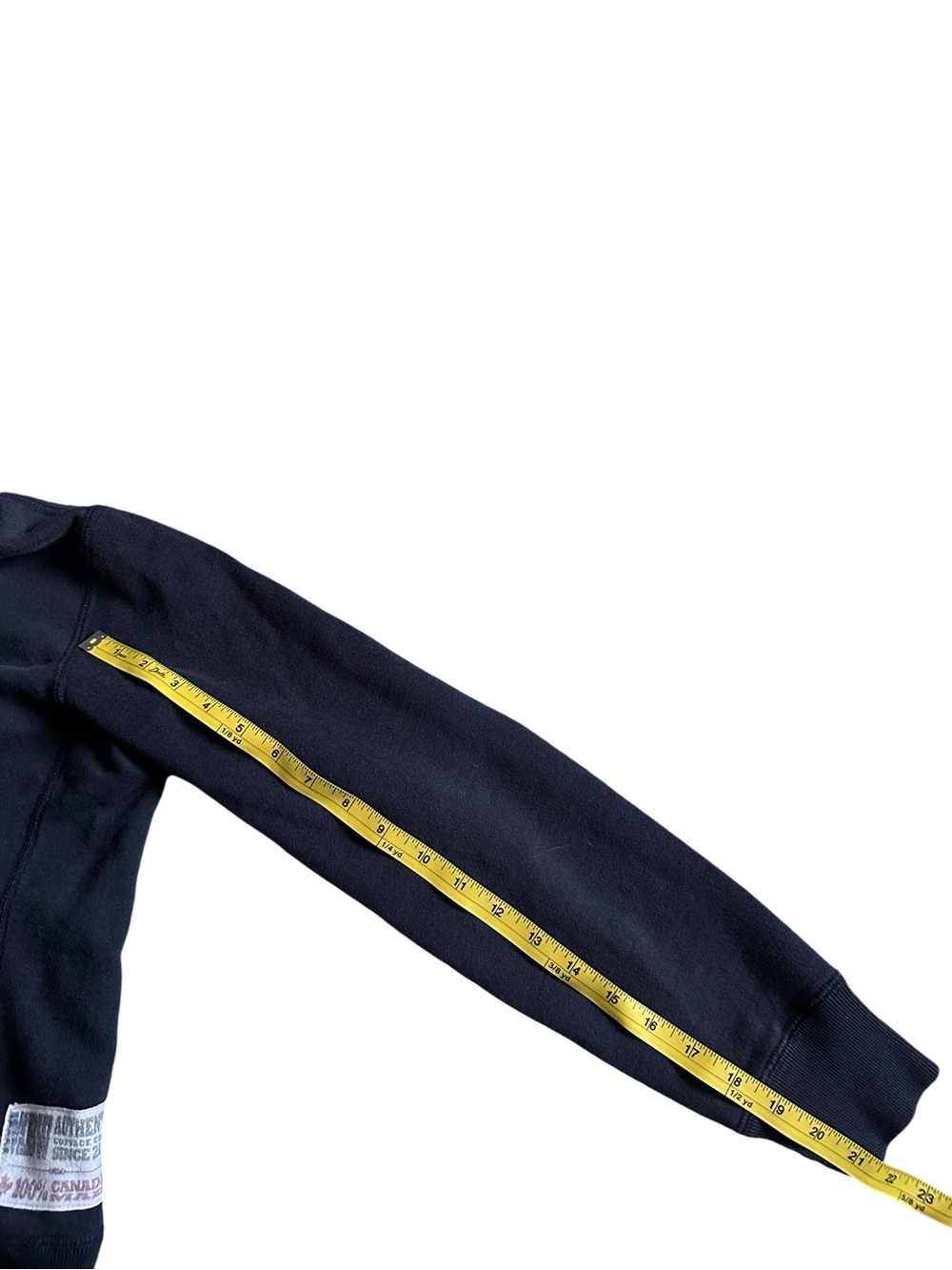 Vintage Navy Canadian Muskoka Bearwear Heavyweight Hoodie size S - Picture 9 of 13